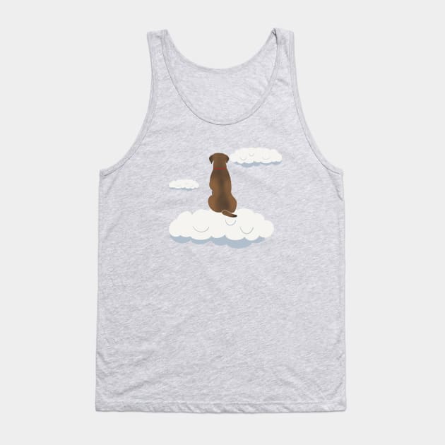 Dog in heaven Tank Top by RosanneCreates